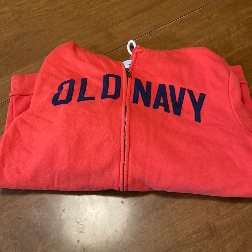Salmon Zip Up Old Navy Hoody